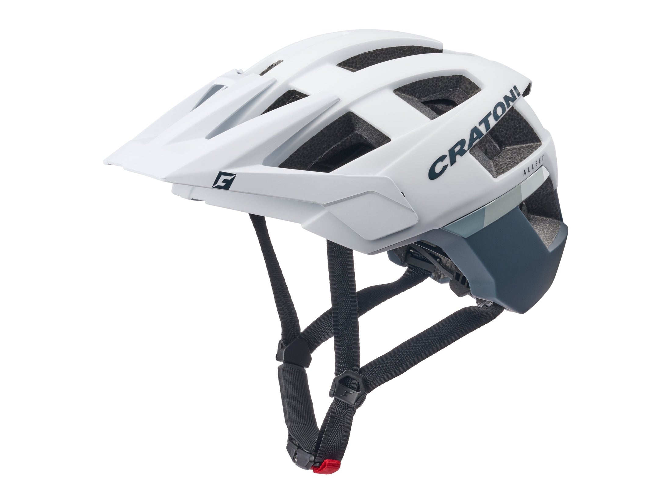 Cratoni Allset Fahrradhelm Größe S-M (54-58cm) White Matt