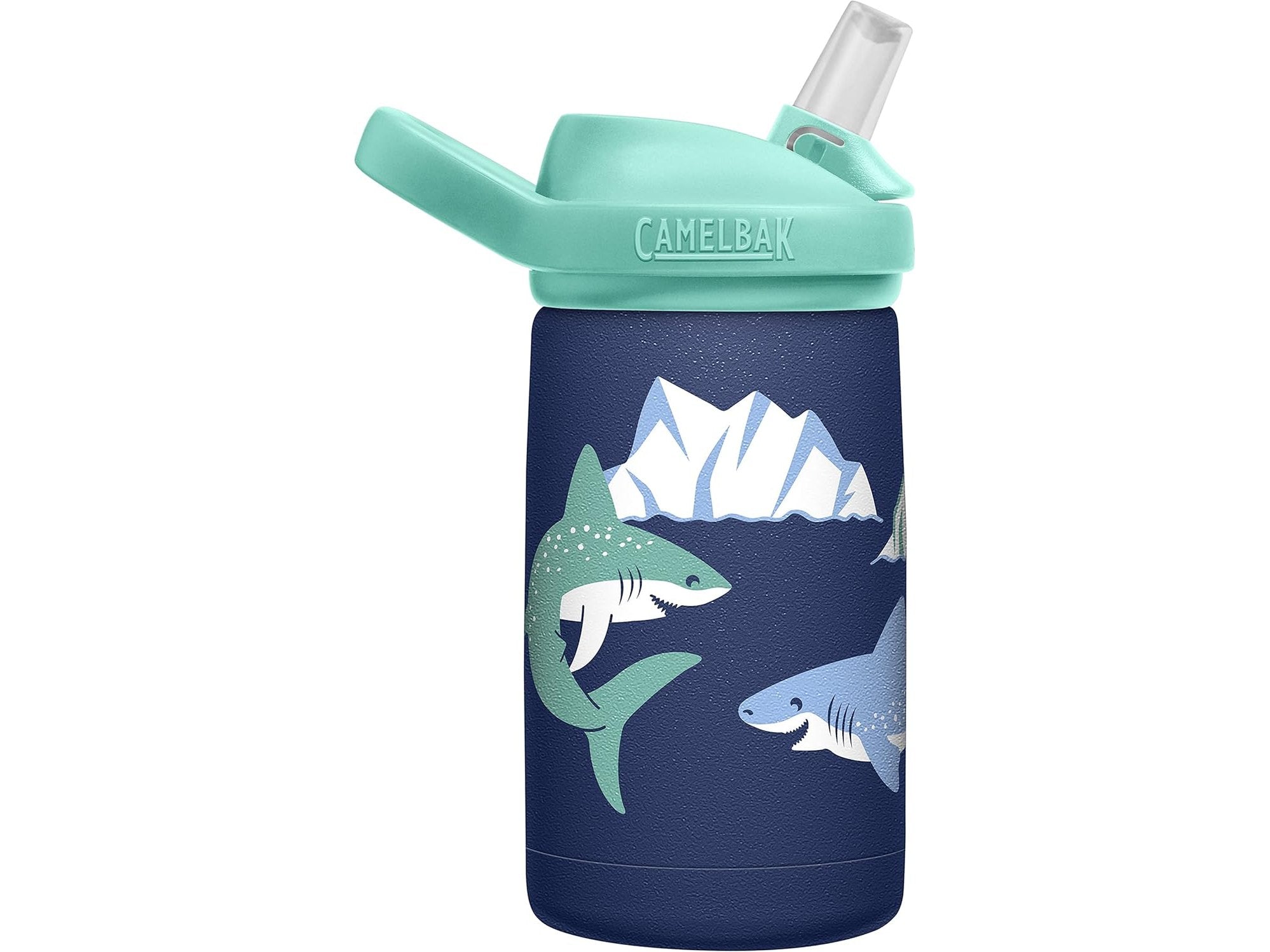 Camelbak Eddy+ Kids Vakuumisolierte ,350 ml Hai Eisberg Trinkflasche 2